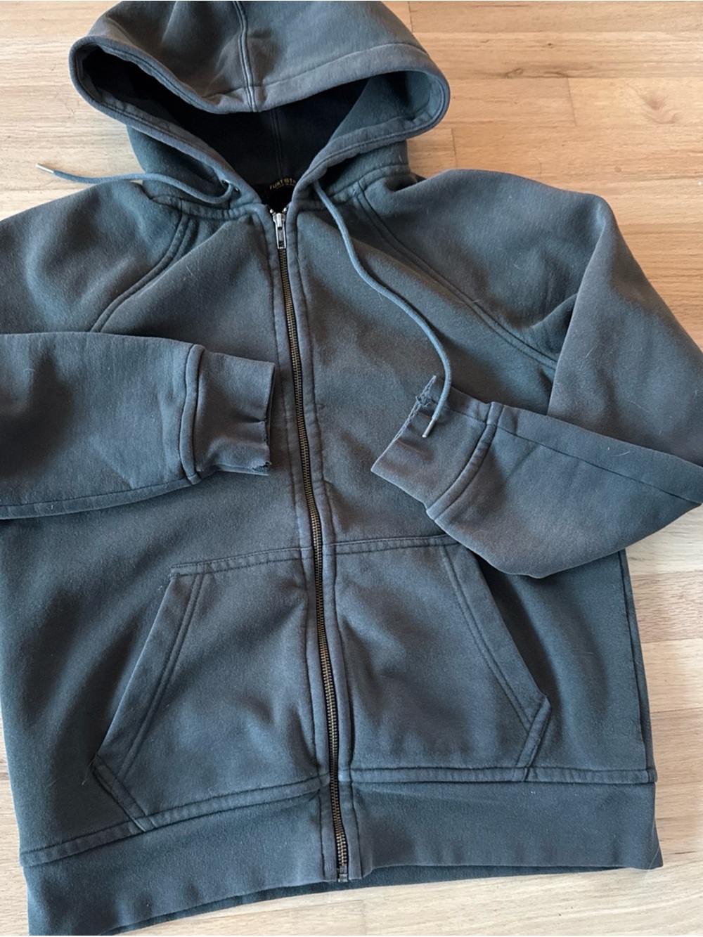 Flint and Tinder 10-Year Hoodie: Size L Hunter Green - Picture 3 of 7